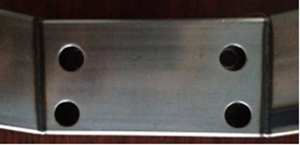 TV后殼和底座激光焊接樣品